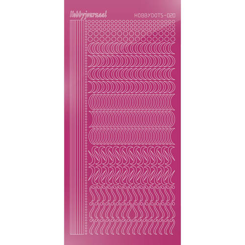 Hobbydots sticker – Mirror Pink