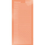 Hobbydots sticker - Mirror - Salmon