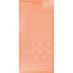 Hobbydots sticker - Mirror - Salmon