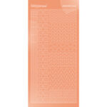 Hobbydots sticker - Mirror - Salmon