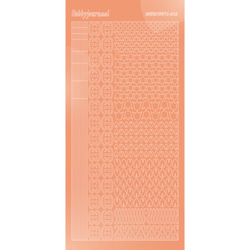 Hobbydots sticker – Mirror – Salmon