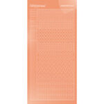 Hobbydots sticker - Mirror - Salmon