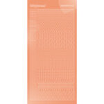 Hobbydots sticker - Mirror - Salmon