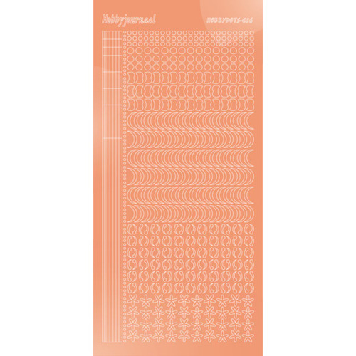 Hobbydots sticker – Mirror – Salmon