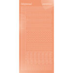 Hobbydots sticker - Mirror - Salmon