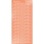 Hobbydots sticker - Mirror - Salmon