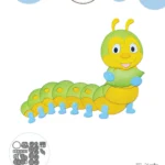 Snijmallen - Caterpillar - 2062 -  Elizabeth Craft Design