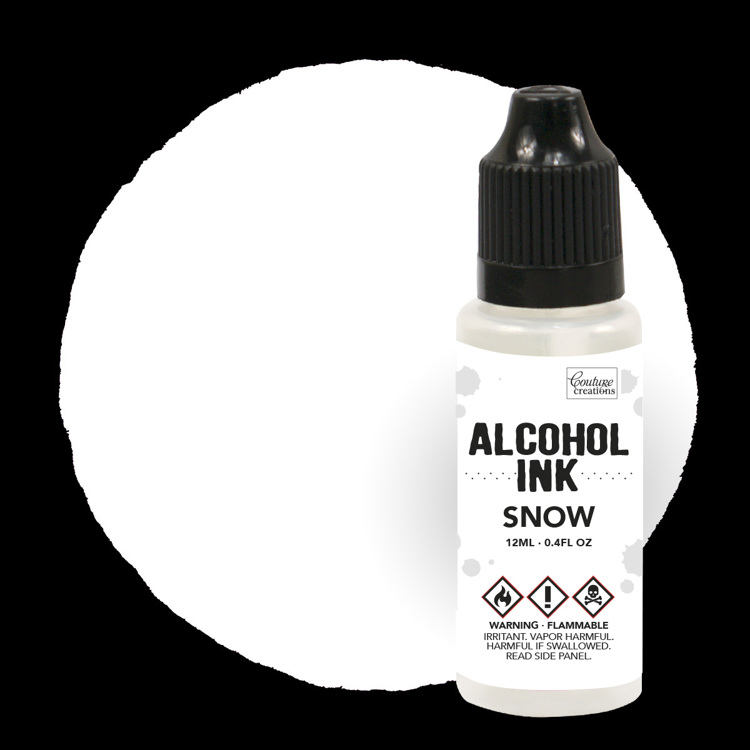 Alcohol Ink Snow Cap / Snow (12mL | 0.4fl oz)