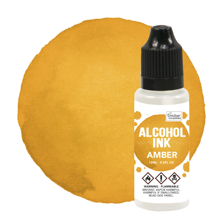 Alcohol Ink Sunshine Yellow / Amber (12mL | 0.4fl oz)