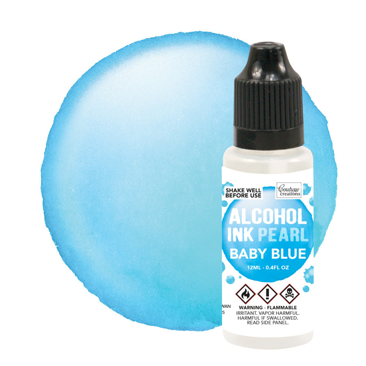Tranquil / Baby Blue Pearl Alcohol Ink (12mL | 0.4fl oz)