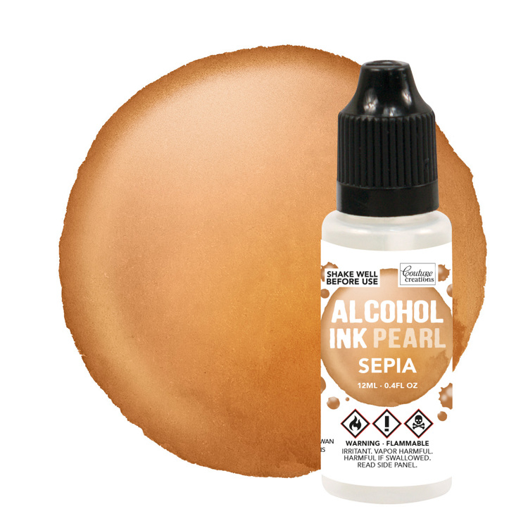 Mineral / Sepia Pearl Alcohol Ink (12mL | 0.4fl oz)