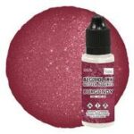 Alcohol Ink Glitter Accents Burgundy