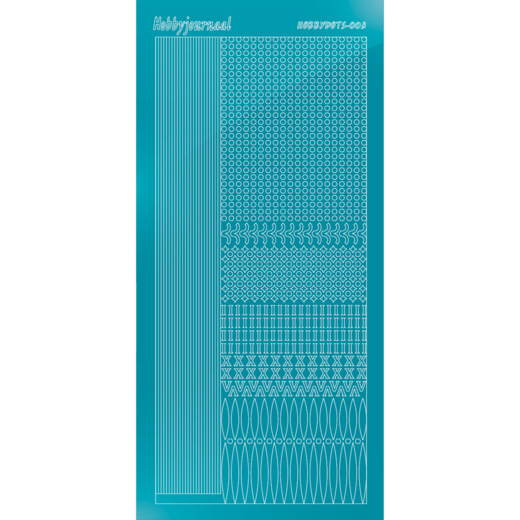 Hobbydots sticker 03 – Mirror Azure Blue