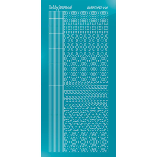 Hobbydots sticker 05 – Mirror Azure Blue