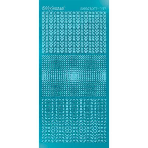 Hobbydots sticker 07 – Mirror Azure Blue