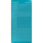 Hobbydots sticker 10 - Mirror Azure Blue