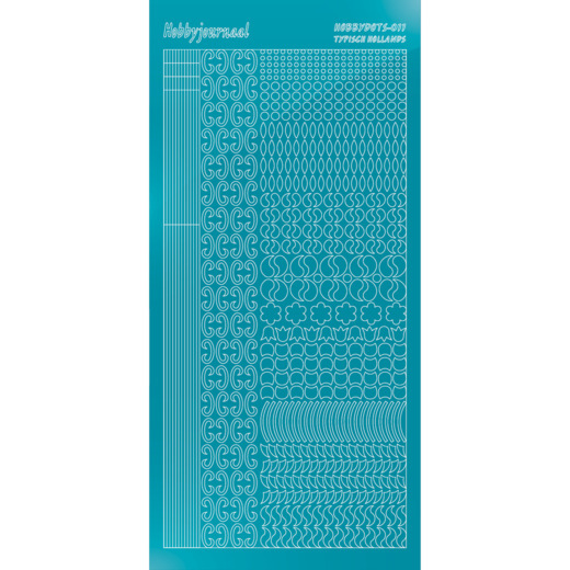 Hobbydots sticker 11 – Mirror Azure Blue