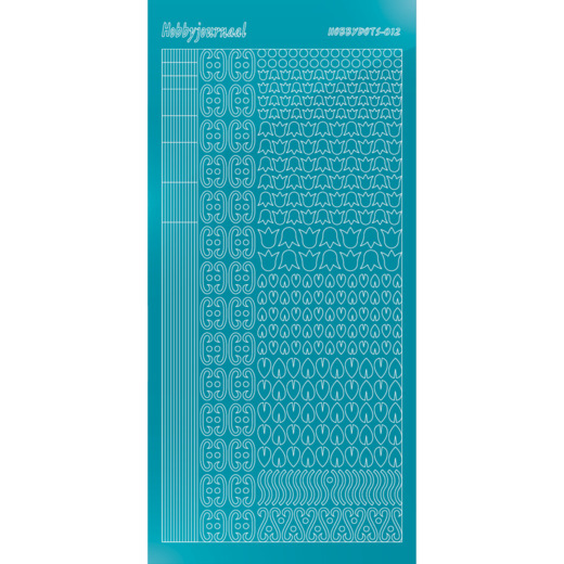 Hobbydots sticker 12 – Mirror Azure Blue