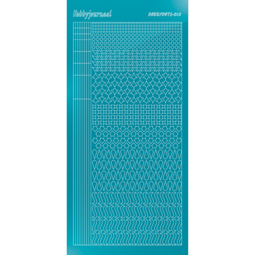 Hobbydots sticker 13 – Mirror Azure Blue