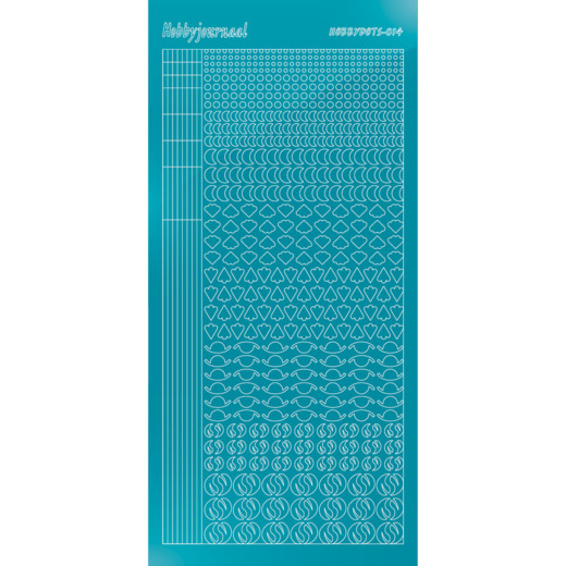 Hobbydots sticker 14 – Mirror Azure Blue