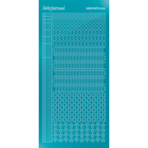 Hobbydots sticker 16 – Mirror Azure Blue