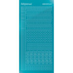 Hobbydots sticker 17 - Mirror Azure Blue