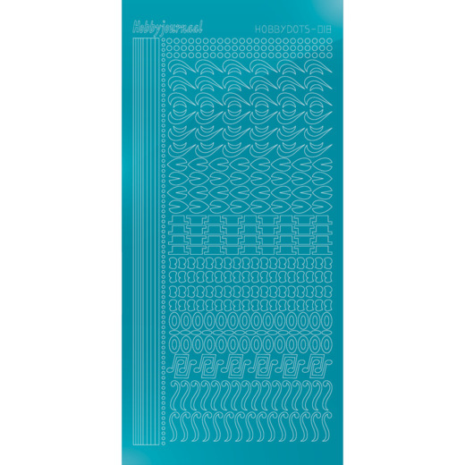 Hobbydots sticker 18 – Mirror Azure Blue