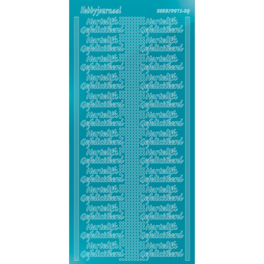 Hobbydots sticker HG – Mirror Azure Blue
