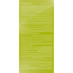 Hobbydots sticker LC - Mirror Leaf Green