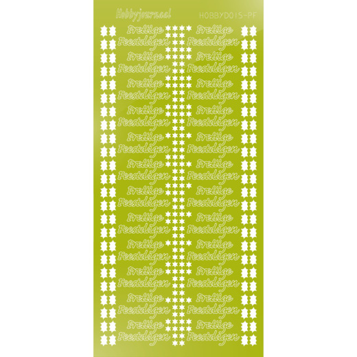 Hobbydots sticker PF – Mirror Leaf Green