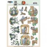 3D Cutting Sheet - Yvonne Creations - Zoo Panda