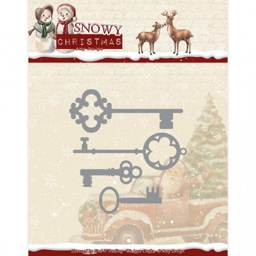 Dies – Amy Design Snowy Christmas – Christmas Keys