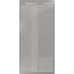Hobbydots sticker - Mirror - Silver
