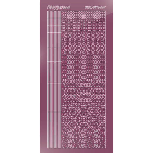 Hobbydots sticker – Mirror – Violet