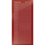 Hobbydots sticker - Mirror - Red