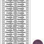 Hobbydots sticker - Mirror - Violet