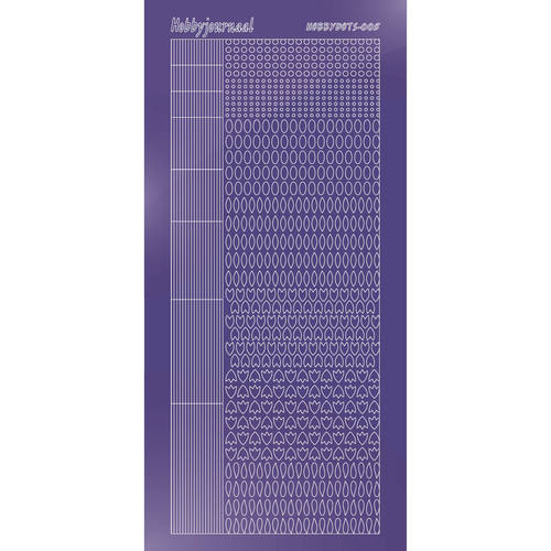 Hobbydots sticker – Mirror – Purple