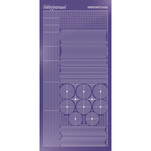 Hobbydots sticker – Mirror – Purple