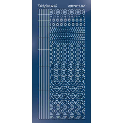 Hobbydots sticker – Mirror – Blue