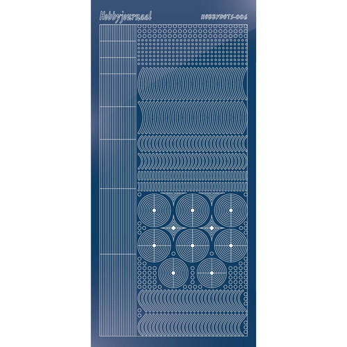 Hobbydots sticker – Mirror – Blue