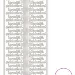 Hobbydots sticker - Adhesive - White