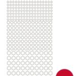Hobbydots sticker - Adhesive - Red