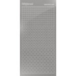 Hobbydots sticker - Mirror - Silver
