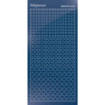 Hobbydots sticker - Mirror - Blue
