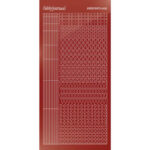 Hobbydots sticker - Mirror - Red