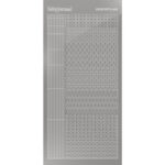 Hobbydots sticker - Mirror - Silver