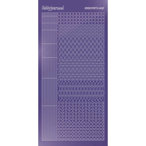 Hobbydots sticker – Mirror – Purple