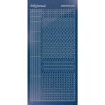 Hobbydots sticker - Mirror - Blue
