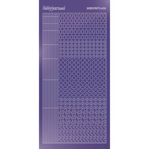 Hobbydots sticker – Mirror – Purple