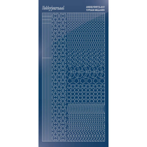 Hobbydots sticker – Mirror – Blue